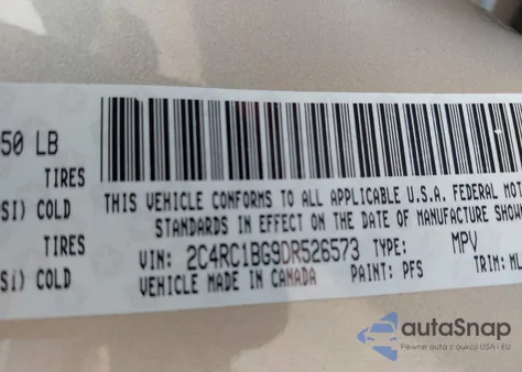 2013 Chrysler Town & Country Touring from USA, damaged, VIN 2C4RC1BG9DR526573